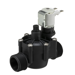 1" BSP male, 2-way normally closed solenoid valve, 230V AC